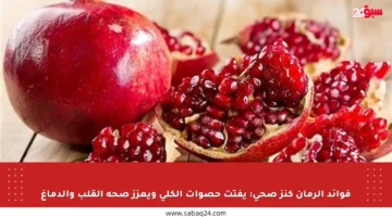 فوائد الرمان كنز صحي: يفتت حصوات الكلى ويعزز صحة القلب والدماغ